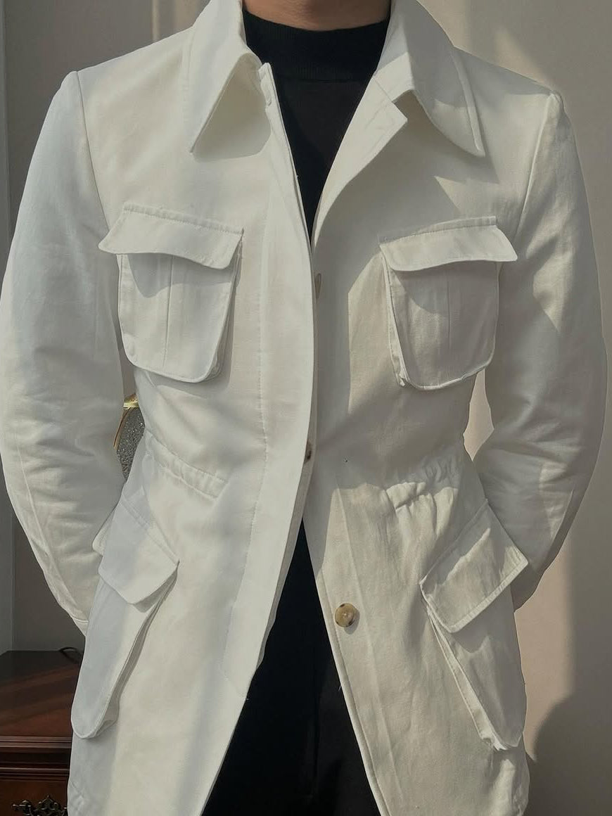 Safari Jacket - Tsavo White