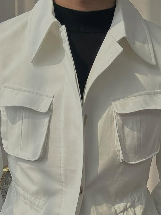 Safari Jacket - Tsavo White