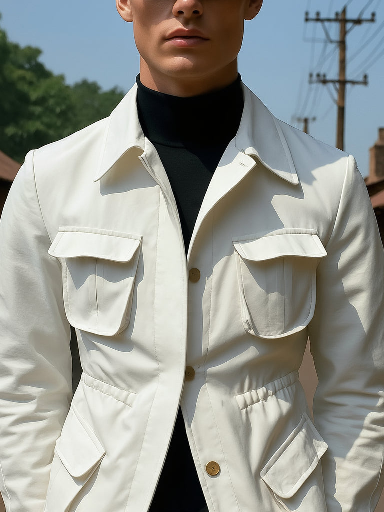 Safari Jacket - Tsavo White